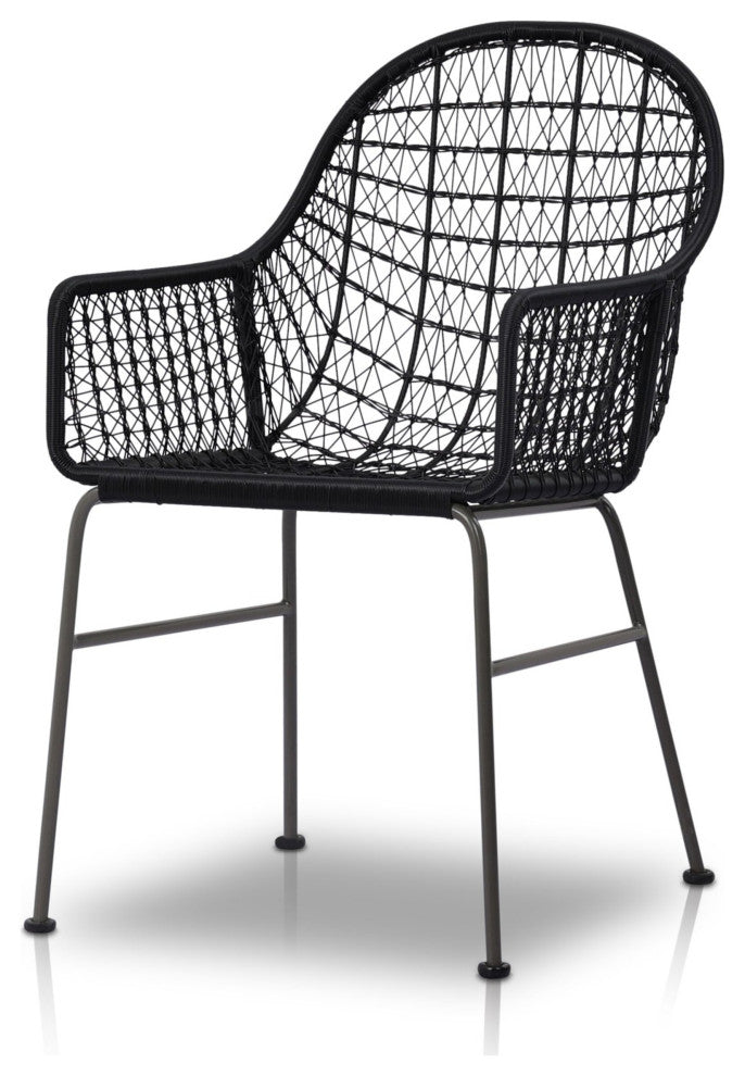 Bandera Outdoor Dining Chair Smoke Black, Grey Bronze