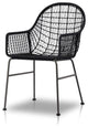 Bandera Outdoor Dining Chair Smoke Black, Grey Bronze