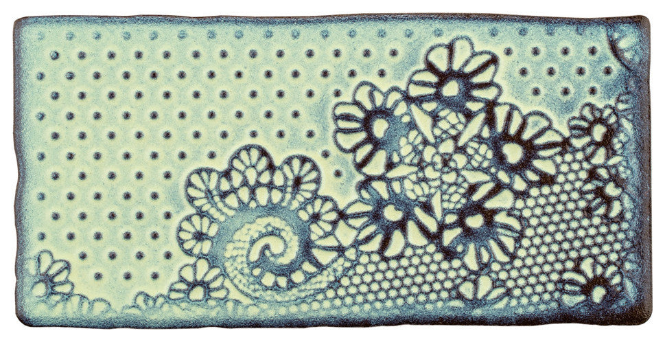 Antic Feelings Ceramic Wall Tile, Aqua Marina, Sample