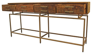 Goldbust Console Table with 4 Drawers