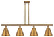 Ballston Cone Island Light, Brushed Brass, Brushed Brass