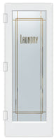 Laundry Door - Ultra Laundry - Primed - 32" x 96" - Book/Slab Door