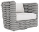 Bernhardt Wailea Nordic Gray Outdoor Swivel Chair