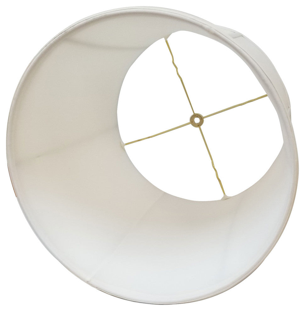 Royal Designs Basic Drum Lampshade, White, 11x13x11
