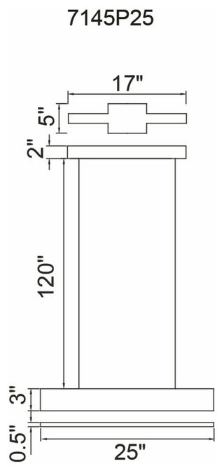 Krista LED Chandelier With Satin White Finish