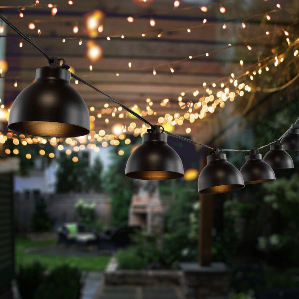 Safavieh Claudie Led Outdoor String Lights Black