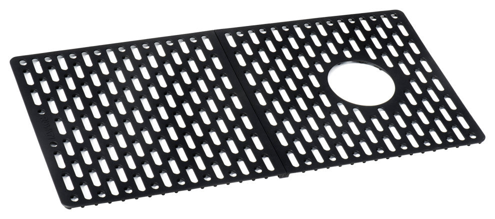 33-in Undermount Workstation Granite Kitchen Sink Matte Black - RVG2302BK