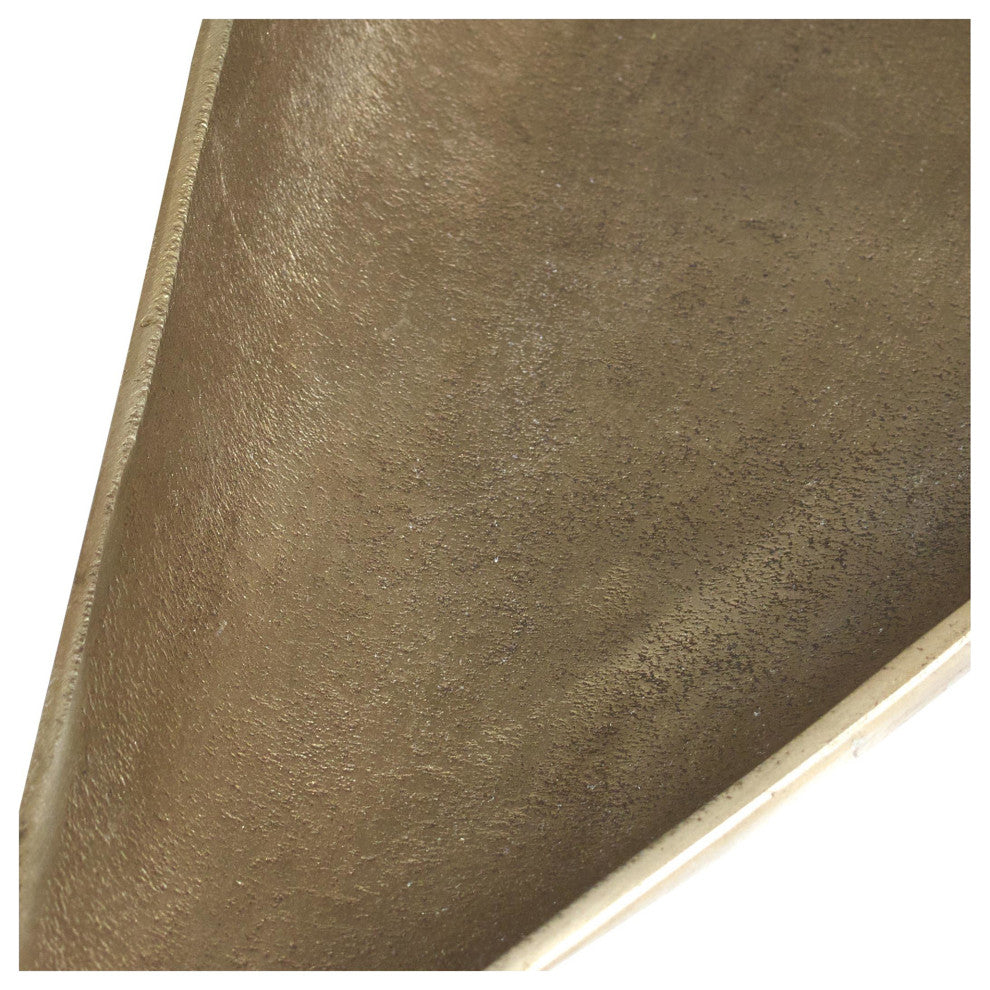 Uttermost 18199 Botanica 43"W Aluminum Decorative Bowl - Aged Brass