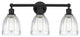 Innovations 616-3W-BK-G442 3 Light 23.75" Bath Vanity Light, Matte Black