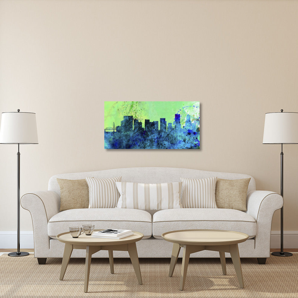 "Portland City Skyline" Fine Art Print