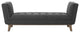 Haven Tufted Button Upholstered Fabric Accent Bench