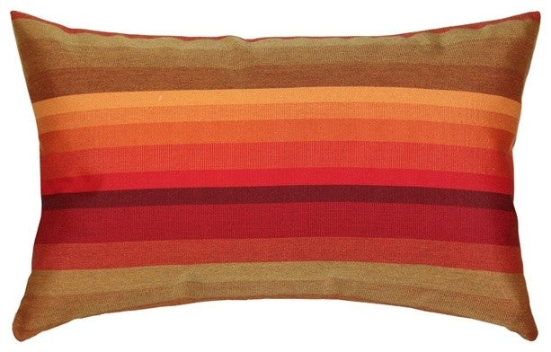 Pillow Decor - Sunbrella Astoria Sunset 12 x 20 Outdoor Pillow