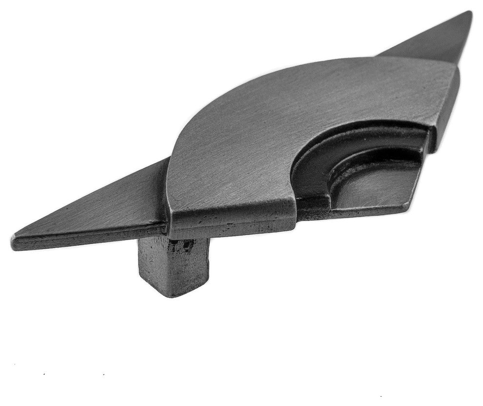 Moderno Pewter Cabinet Pull Hawk Hill Hardware, Vintage Pewter