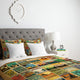 Deny Designs Anderson Design Group City Pattern Border Duvet Cover - Lightweight
