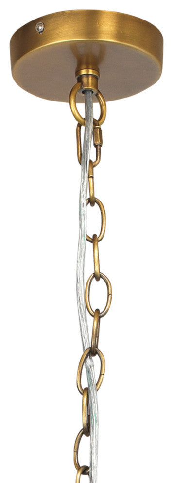 Willow Seagrass 2-Light Chandelier