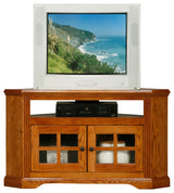Oak Ridge 40" Corner TV Cart, Yellow Oak