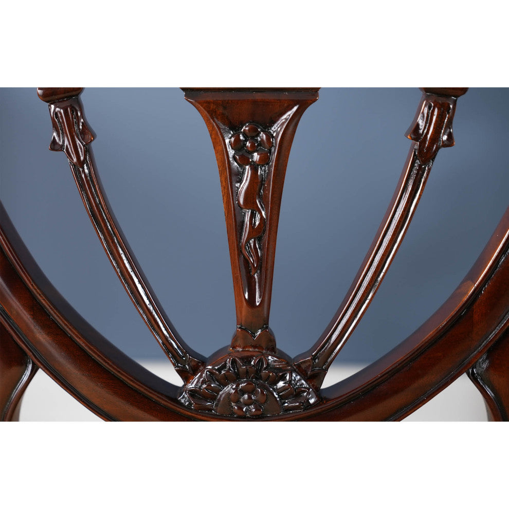 Carved Shield Back Side Chair