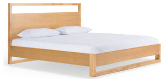 Nova Domus Berlin Modern Natural Oak Bed, Eastern King