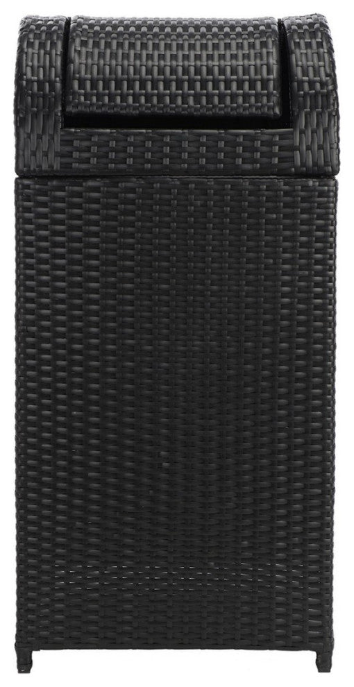 Safavieh Outdoor Serapis Trash Bn Black