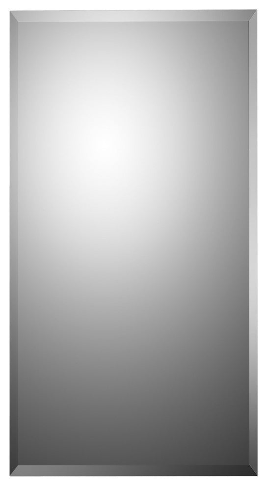 Euroline Medicine Cabinet, 16"x30", Beveled Edge, Flush Mounted