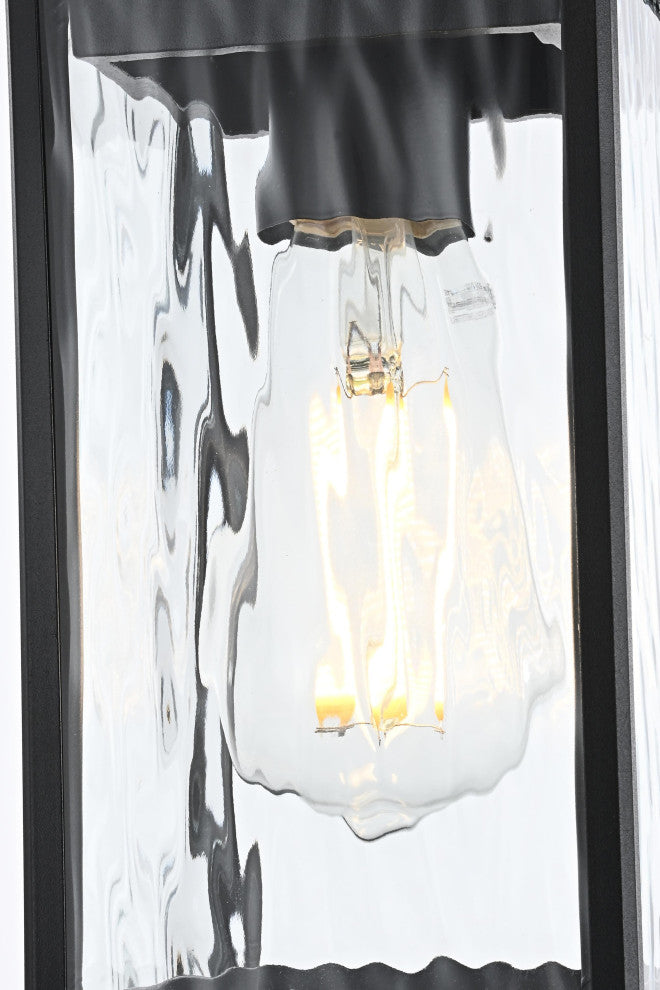 Home Living 5" Outdoor Pendant, Black
