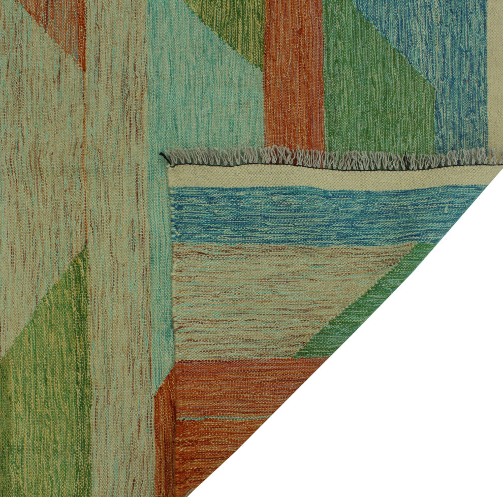 Winchester Kilim Rida Green Rug