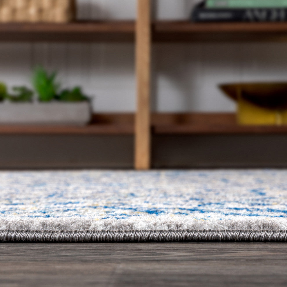 Modern Persian Boho Floral Area Rug, 5 X 8