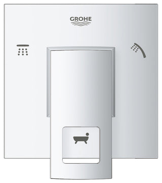Grohe 29 217 1 Eurocube Single Handle 3 Function Diverter Valve - Starlight