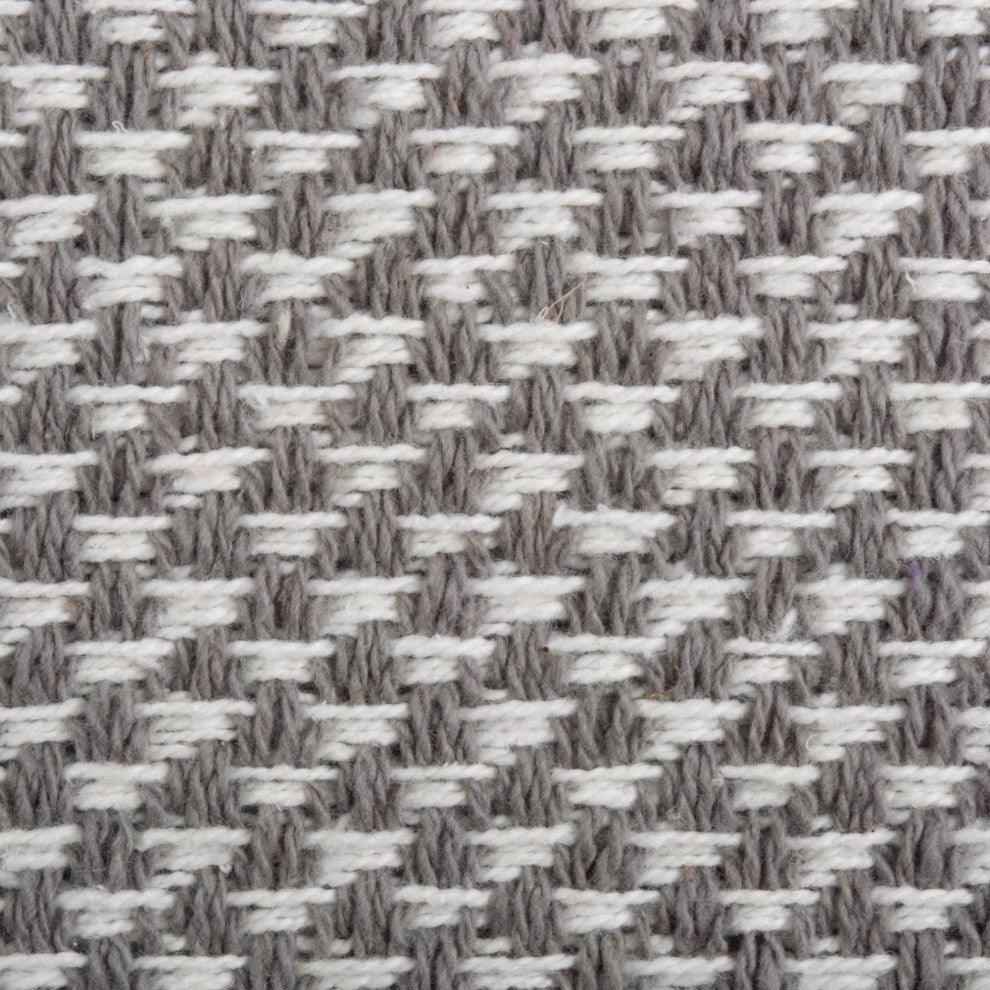 Gray Woven Table Runner 15X72