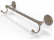 Prestige Monte Carlo 18" Towel Bar with Integrated Hooks, Antique Pewter