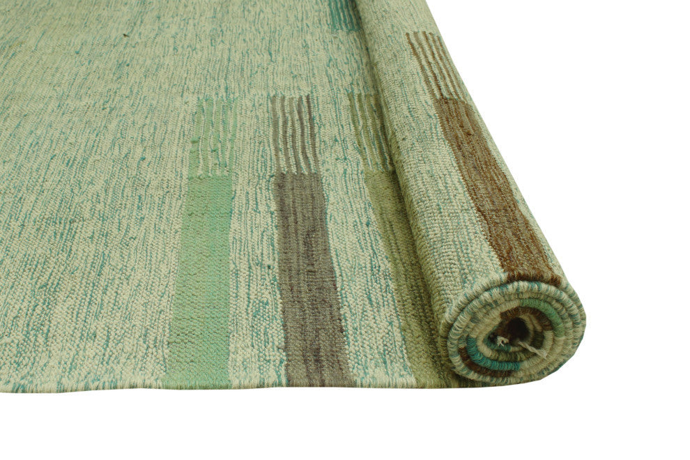Winchester Kilim Habibeh Blue/Ivory Rug, 8'11x11'9