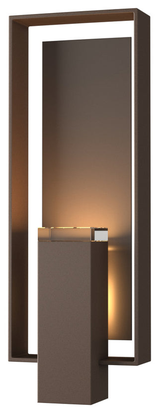 Shadow Box Large Outdoor Sconce, Coastal Bronze/Coastal Dark Smoke