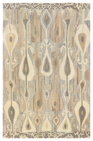 Oriental Weavers Anastasia Collection Grey/Beige Abstract Indoor Area Rug 5'X8'