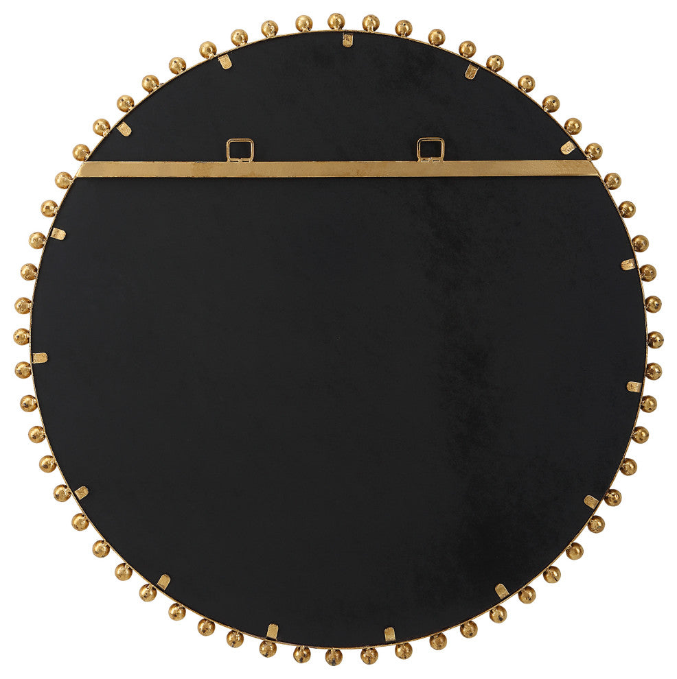 Uttermost Taza Gold Round Mirror