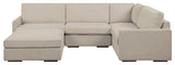 Uttermost Refuge Armless Sand Sofa