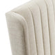 Side Dining Chair, Set of 2, Fabric, Beige, Cafe Bistro Restaurant Hospitality