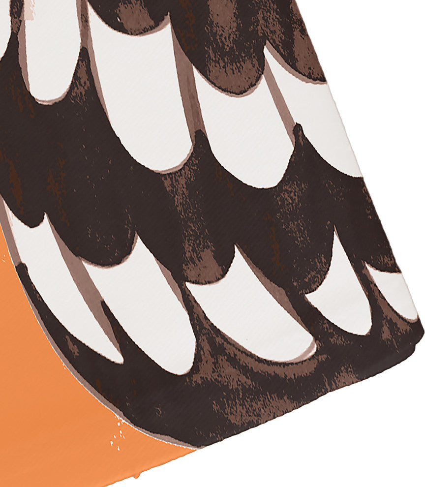 Pumpkin Single 19" Orange Halloween Print Napkin, Set of 4