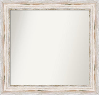 Wall Mirror Choose your Custom Size, Alexandria White Wash