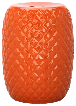 Safavieh Calla Garden Stool, Orange