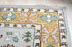 Hand-Knotted Wool Gray/Gold Traditional All Over Traditional Knot Rug, 7'6x9'6