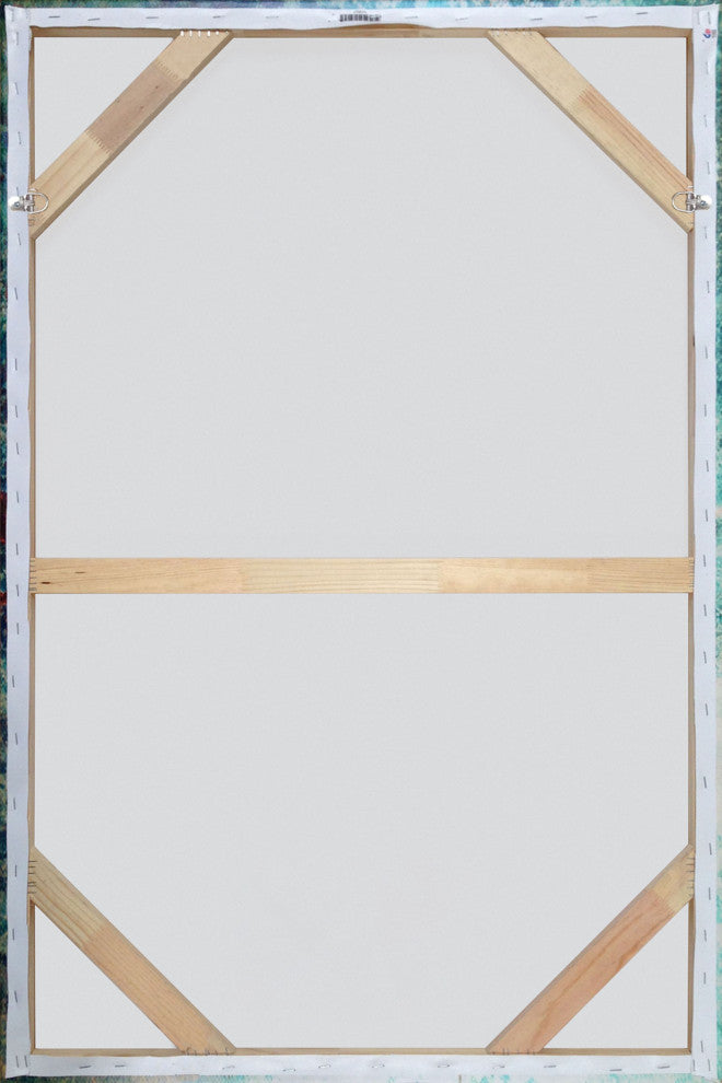 "Fourth Dimension" Floater Framed Painting Print on Canvas, 30x45