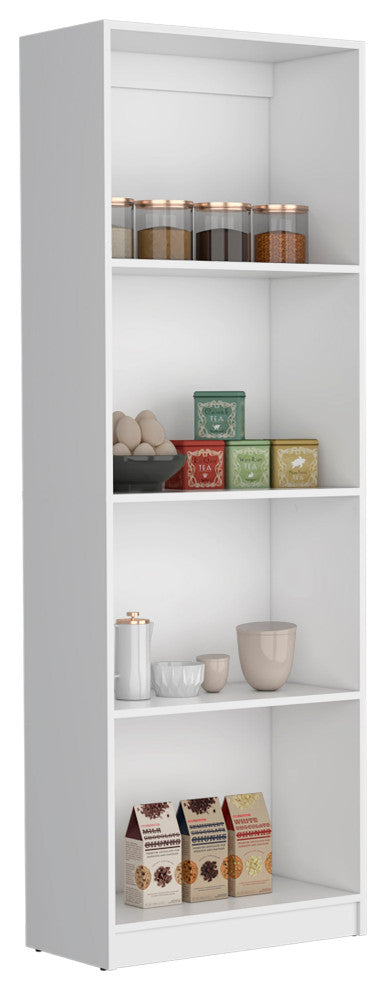 Simla 3 Piece Living Room Set with 3 Bookcases, White