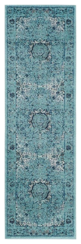 Safavieh Evoke 8' X 10' Power Loomed Rug in Light Blue and Light Blue