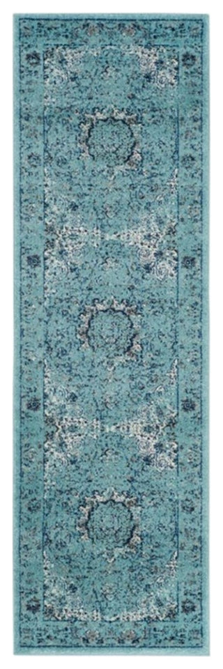 Safavieh Evoke 8' X 10' Power Loomed Rug in Light Blue and Light Blue