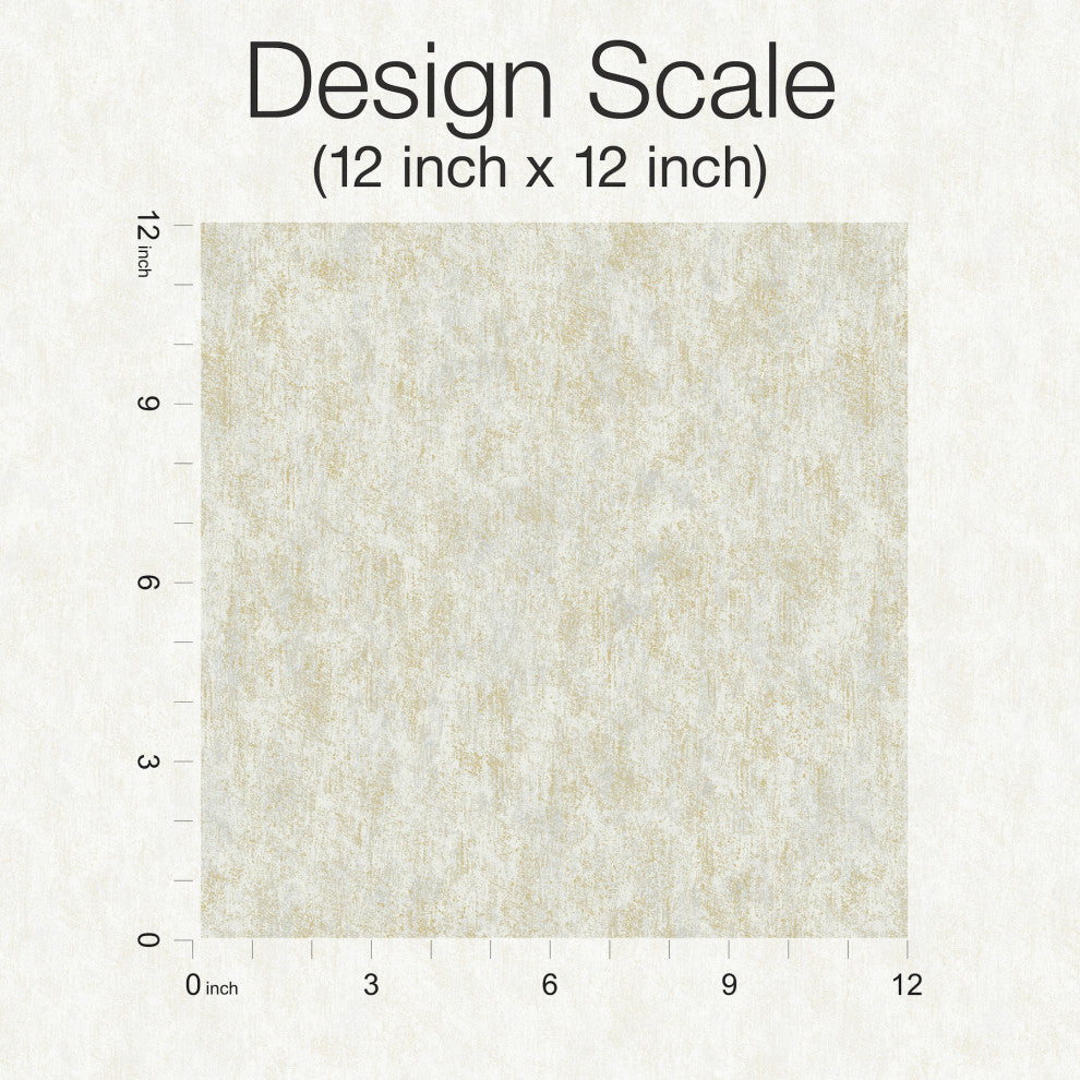 Neutral & Gold Shimmering Patina Wallpaper