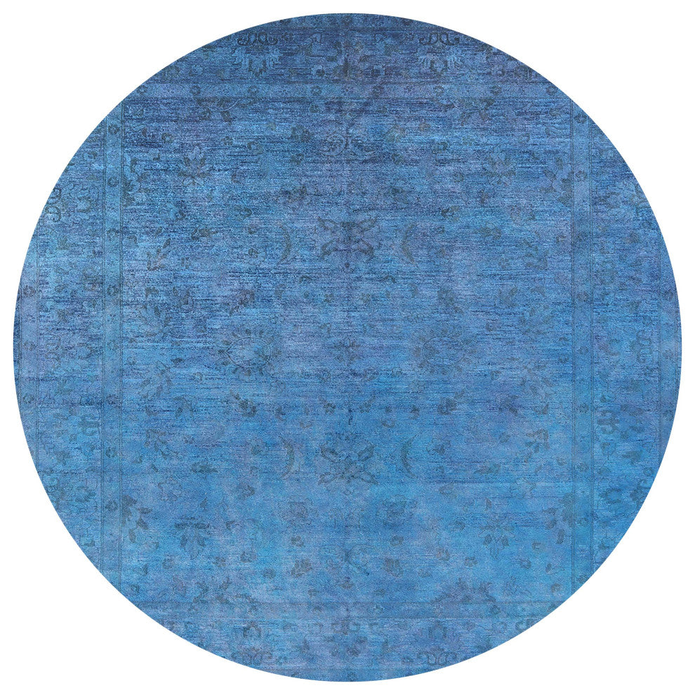 Ahgly Company Indoor Round Mid-Century Modern Area Rugs, 3' Round