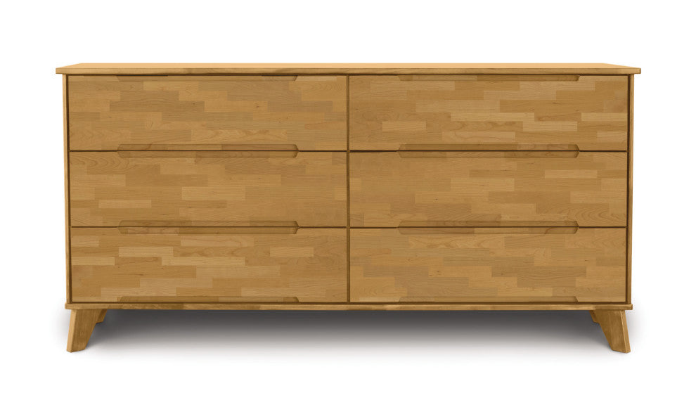 Linn 6 Drawer Dresser, Natural Cherry