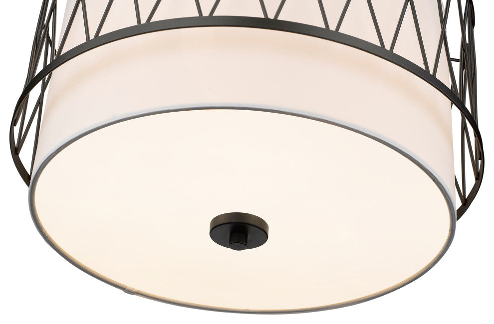 Zlite 198-17MB 3-Light Pendant, White