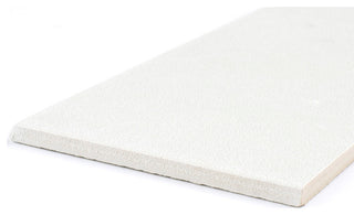 Twenties Bullnose White Ceramic Floor and Wall Trim