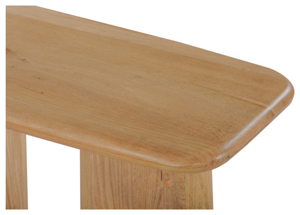 Laurel Solid White Oak Console Table